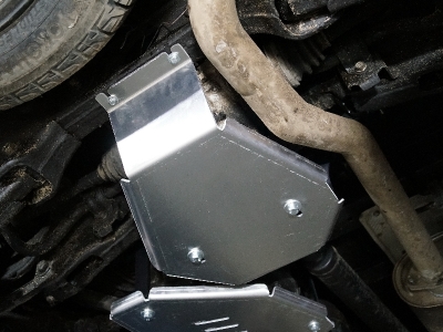 Защита заднего редуктора алюминий 4 мм ТСС для Hyundai Staria 2021-2022