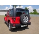Защита заднего бампера уголки 60 мм ТСС для Jeep Wrangler 5D 2010-2018