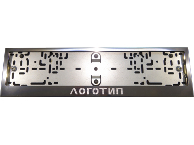 Рамка номерного знака Mitsubishi L200 (комплект) ТСС для Любые