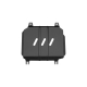 Защита картера для Toyota Land Cruser 250 (24-) AT 2,4 бенз./ 2,4 гибрид / 2,7 бенз./ 2,8 диз. / Тойота Ленд крузер прадо