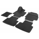 Коврики в салон Rival полиуретан, с крепежом, с перемычкой, 5 шт для Toyota RAV 4 2019