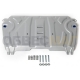 Защита картера Rival алюминий 4 мм увеличенная для Toyota Camry/Lexus ES 2018-2021