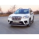 Решётка радиатора нижняя 12 мм ТСС для Subaru Forester SK 2018-2021