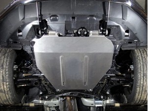 Защита картера и КПП ТСС, алюминий 4 мм для Mitsubishi ASX № ZKTCC00334