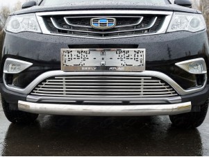 Накладка решётки радиатора нижняя 12 мм для Geely Atlas № GEELEATL18-17
