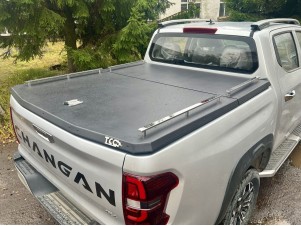Рейлинги на крышку кузова (комплект Premium) 4шт для Volkswagen Amarok 2010-2016 №VWAMAR17-66